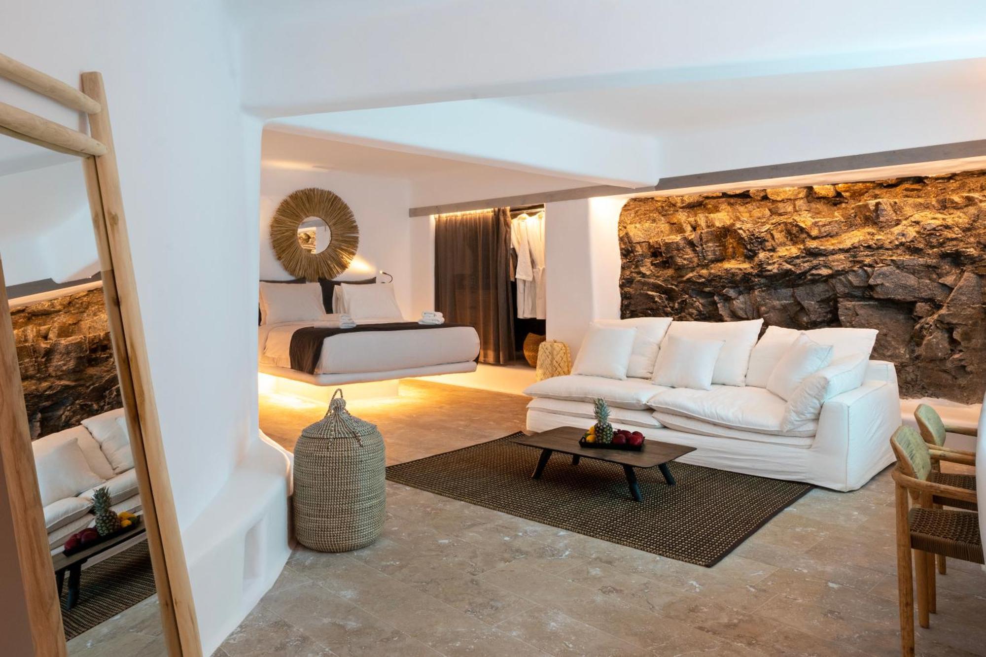 Agios Ioannis Diakoftis White Stone Mykonos酒店 外观 照片