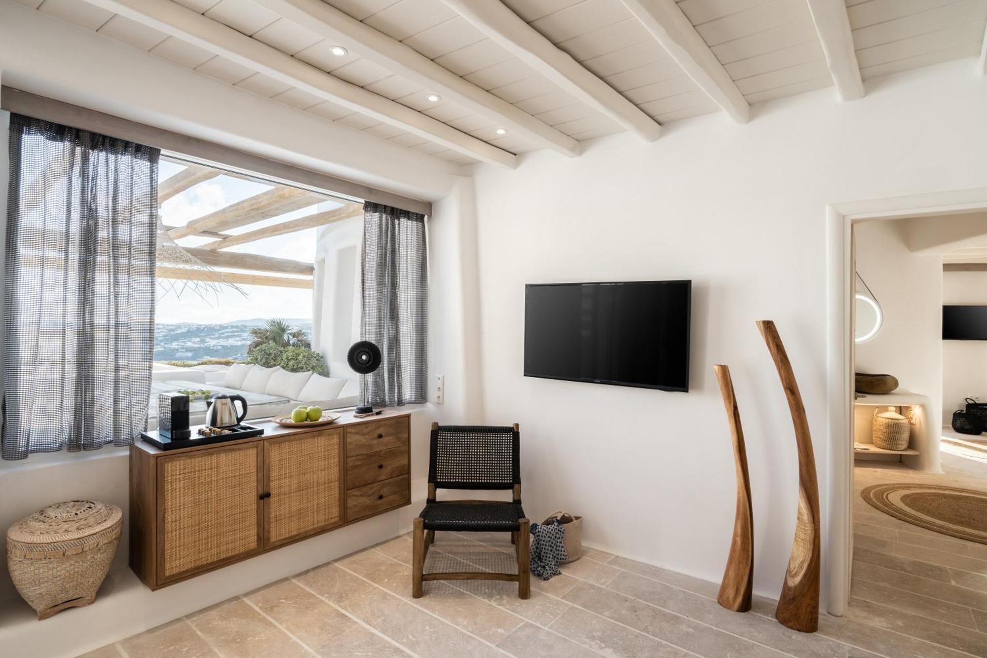 Agios Ioannis Diakoftis White Stone Mykonos酒店 外观 照片