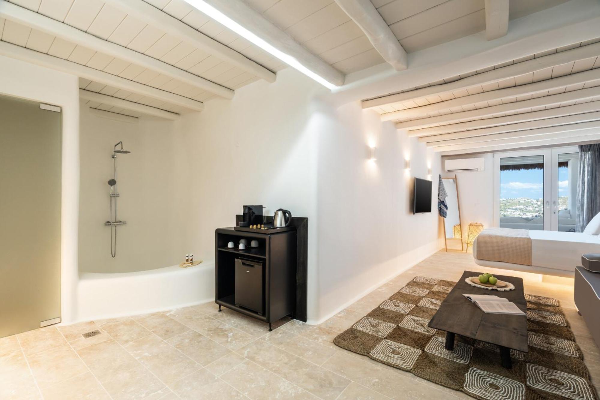 Agios Ioannis Diakoftis White Stone Mykonos酒店 外观 照片