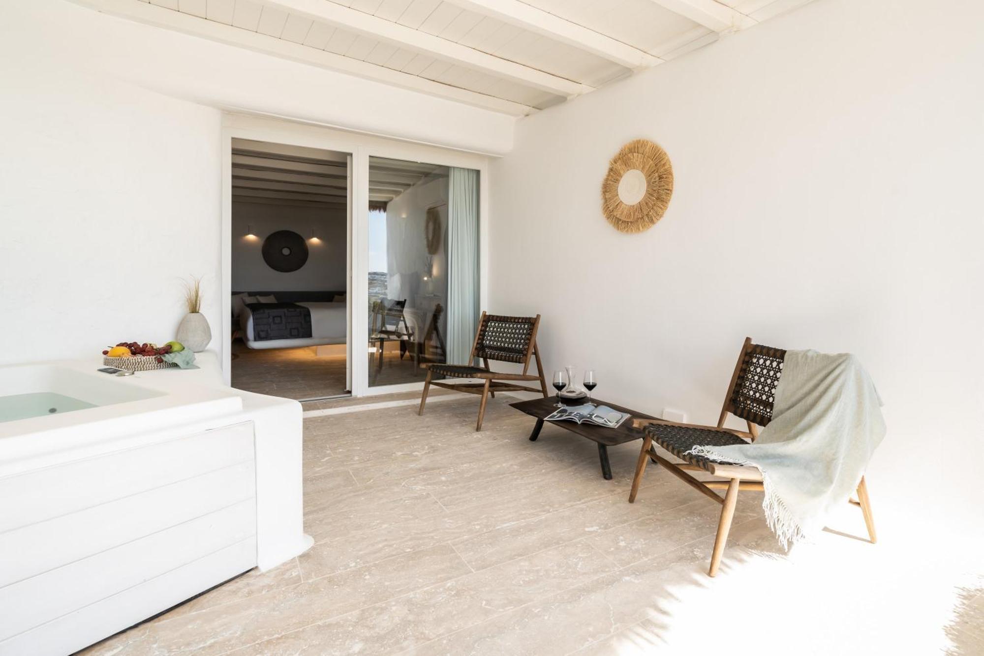 Agios Ioannis Diakoftis White Stone Mykonos酒店 外观 照片